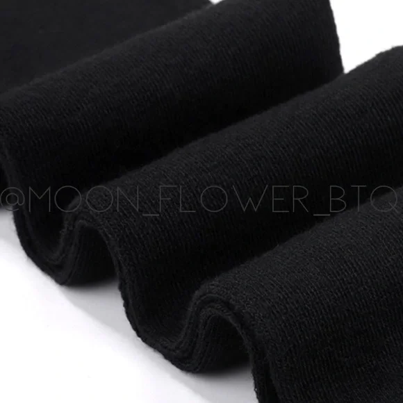 Black Over the Knee Thigh High Socks - Picture 7 of 12